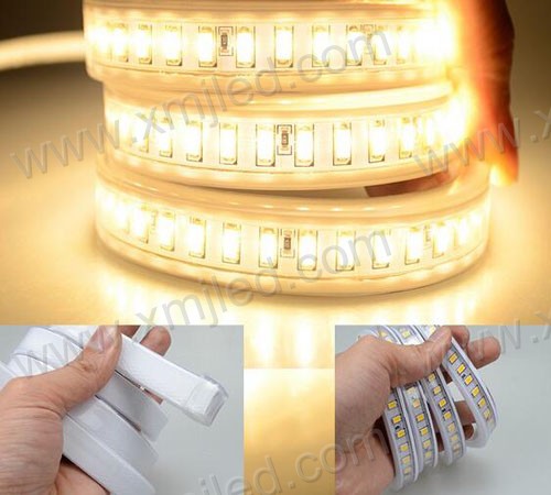 100M / Roll SMD 5730 Flexible Tape Light High Voltage 220V Waterproof LED Strip Light White Warm White